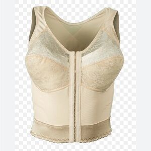 Secret Romanza Front Closure Longline Lace  Intimate Top Bra with back support